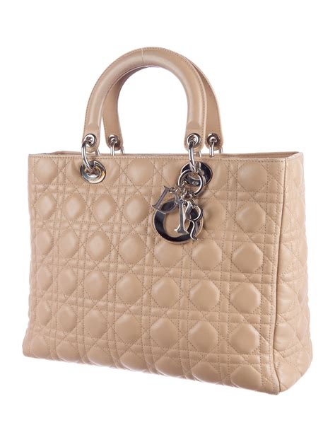 dior lady bag nude|dior lady handbags.